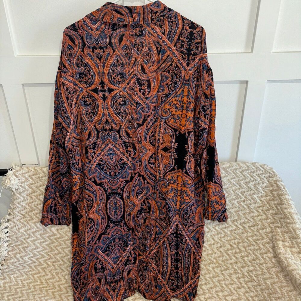 Free People Multicolor Paisley Kimono Top - Picture 10 of 12